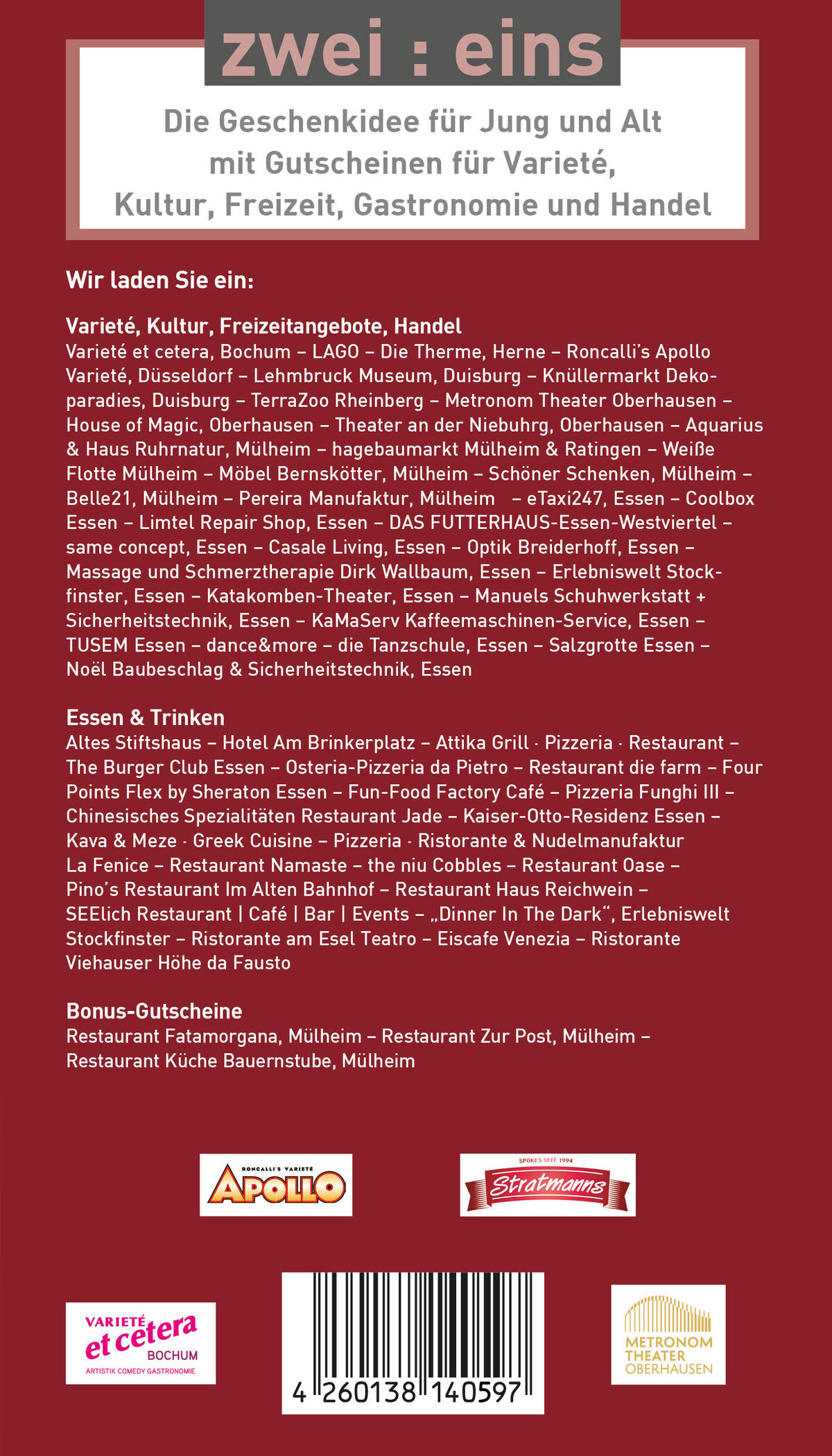 Gutscheinbuch Essen 2026 – Bild 2